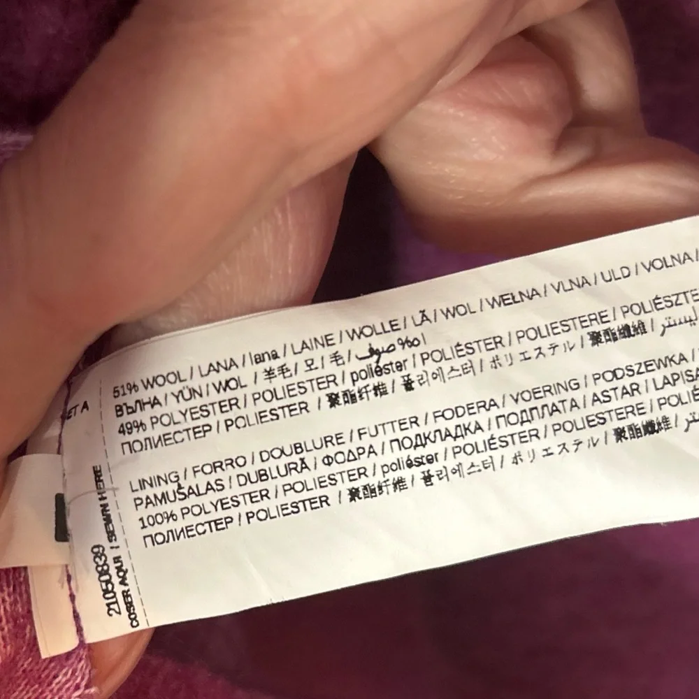 Mango wool blend oversized coat - Picture 8 of 13